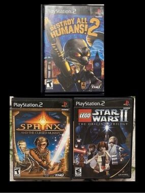 PlayStation 2:  3 Game Bundle